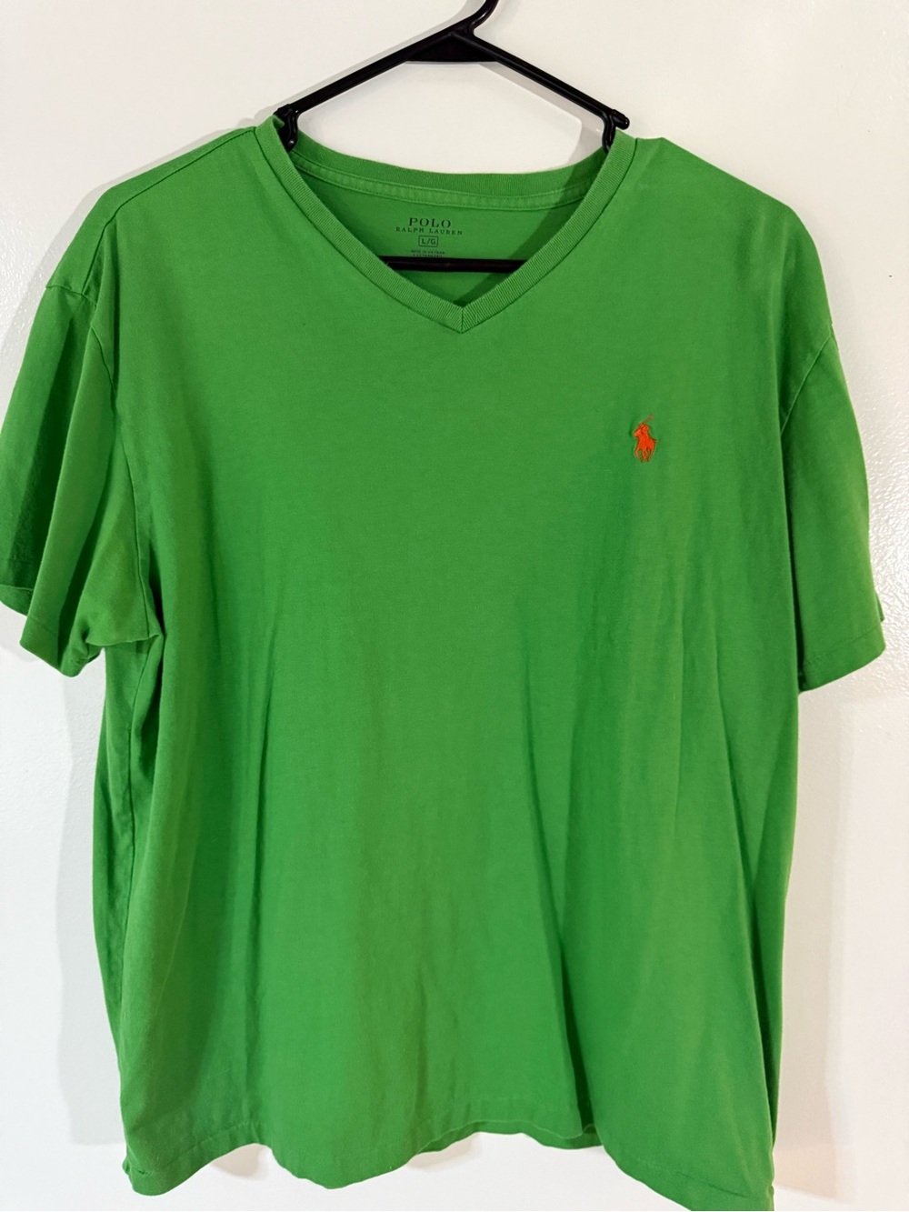 Polo by Ralph Lauren Woman’s  V-Neck Polo Shirt in Green